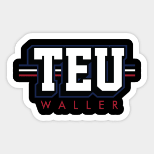 Tight End University - TEU - Darren Waller - New York Giants Sticker